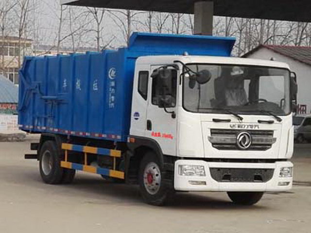 国五东风压缩式对接垃圾车