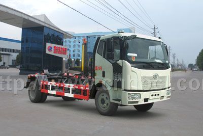 国四车厢可卸式垃圾车
