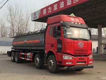 国五解放前四后八腐蚀性物品罐式运输车
