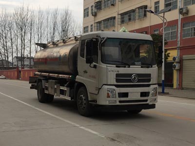 国五东风天锦17方铝合金运油车