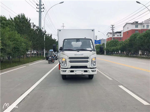 国六江铃蓝牌危货厢式车现车推荐