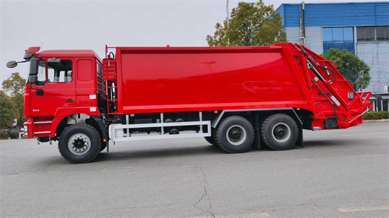 出口型陕汽后双桥20立方压缩垃圾车