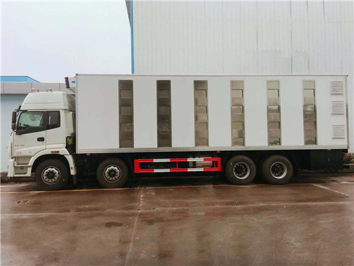 欧曼前四后八雏禽运输车