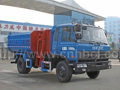 国四东风侧装挂桶式垃圾车