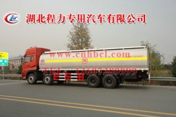 东风天龙前四后八铝合金油罐车