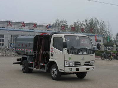 东风小霸王自装卸式垃圾车挂桶式垃圾车