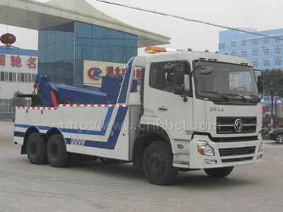 东风天龙后双桥清障车