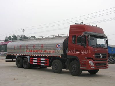 东风天龙前四后八鲜奶运输车